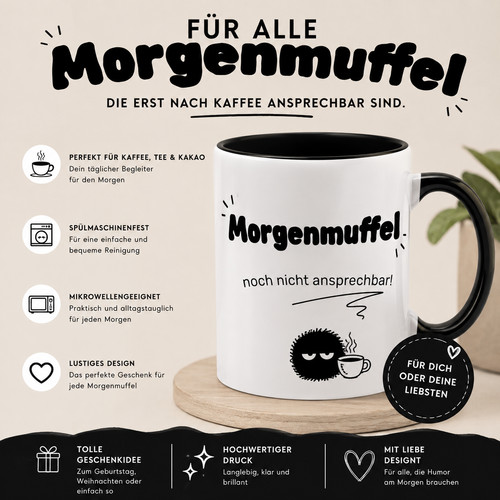 Morgenmuffel tasse noch - morgenmuffel, „noch