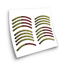 AUTOCOLLANTS POUR PNEUS STAR SAM® STICKERS VTT Lapierre Prorace 29 POUCES