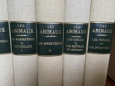 La grande Encyclopédie Atlas des Animaux 5 volumes relié toile