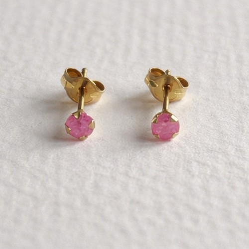 Boucles oreilles clous or - clous,