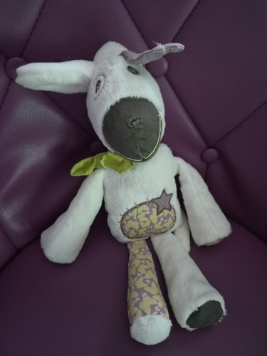 Doudou peluche vertbaudet ane - doudou,