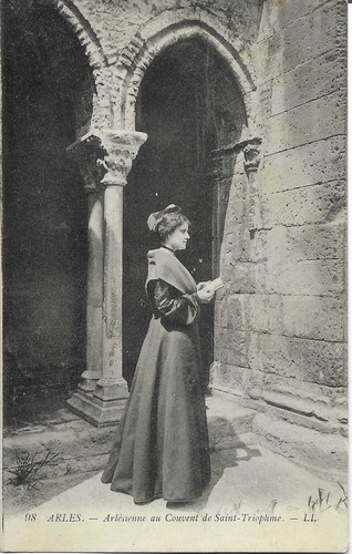 Cpa animée voyagée arles - cpa,