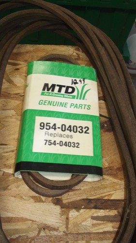 Genuine mtd 954 04032b belt - genuine,