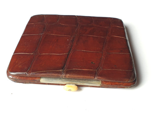 Portefeuille cuir ancien - portefeuille,