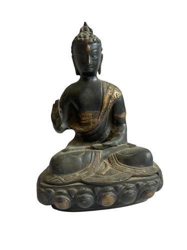 Ancienne statue bouddha - bouddha, bronze