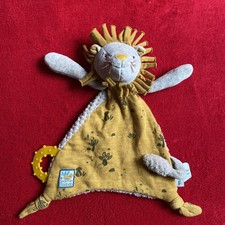 ?? Doudou plat lion gris jaune beige sous mon baobab MOULIN ROTY Jamais Servi