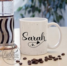 Mug Tasse Personnalisable Avec le Prénom de Votre Choix coeur