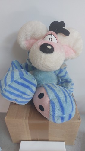 Peluche diddl zèbre bleu - diddl,