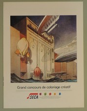 SCHUITEN Concours de Coloriage SECA et MUHKA 1987 parfait état