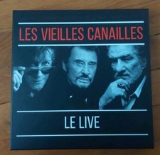VIEILLES CANAILLES Live 3 LP Bluray Dvd Boxset  Hallyday Mitchell Dutronc Vinyle