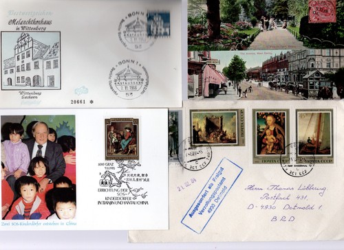 Letters cartes fdc - fdc, de