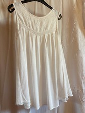 RUE MAZARINE débardeur blouse blanc taille s / m ou 36