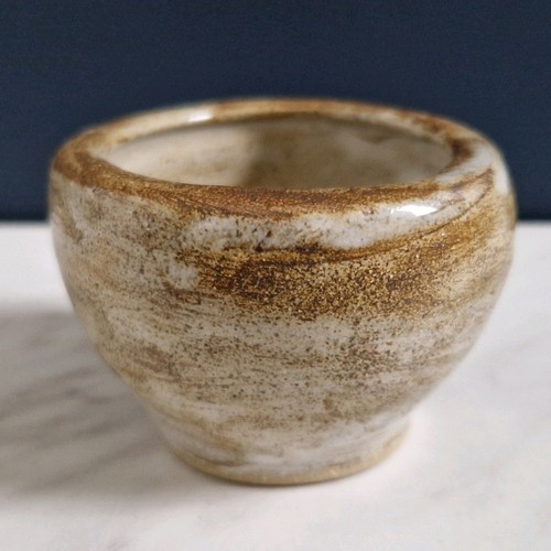Petit pot grès émaillé - pot, en