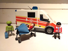 PLAYMOBIL LOT 6685/ AMBULANCE AMBULANCIERS HÔPITAL CLINIQUE