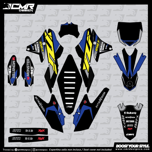 Kit graphiques pour yamaha - graphiques,