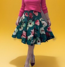 Delpozo Flower Print Silk