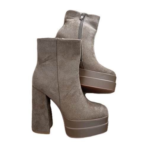 Bottes idéales femme beige - bottes,