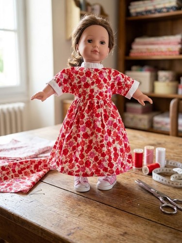 Robe fait main - robe, tissu