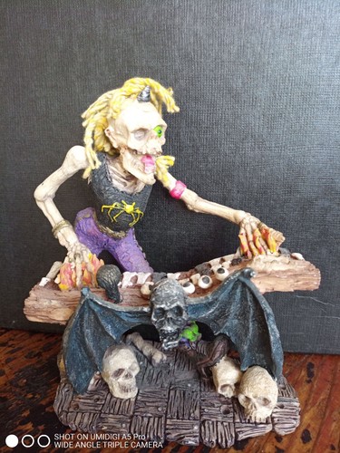 Figurine squelette musicien - musicien,