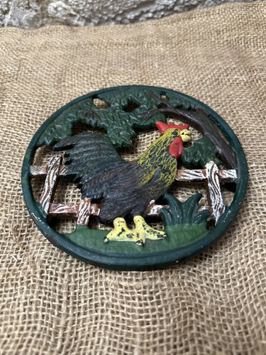 Ancien dessous plat en - de,