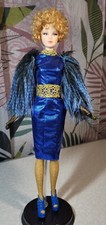 Rare- Barbie Effie Catching Fire Hunger Games- Black Label- Comme neuve