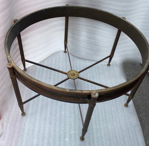 1950 guéridon bronze patiné - 1950',