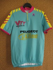 Maillot Cycliste vintage 80'S Peugeot Labbé Sportful VTT Edelweiss vintage - M
