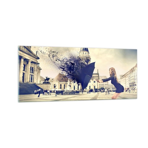 Impression sur verre 100x40cm - sur,