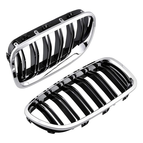 Chrome trim glossy black dual - black,