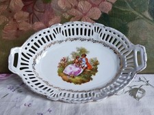 ANCIENNE CORBEILLE PORCELAINE