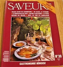 * MAGAZINE SAVEURS N° 30 * NÎMES * LA BELLE ROMAINE *