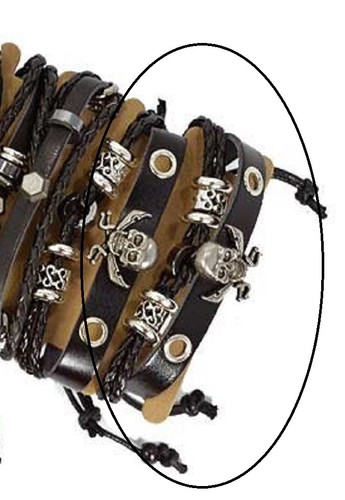 Bracelet mixte cuir - mixte, et