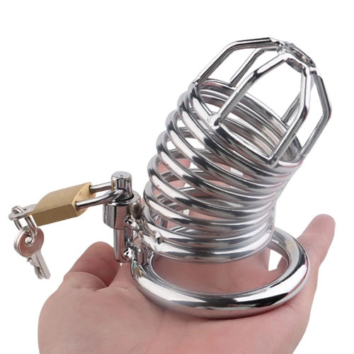 Cage chasteté métal - de,