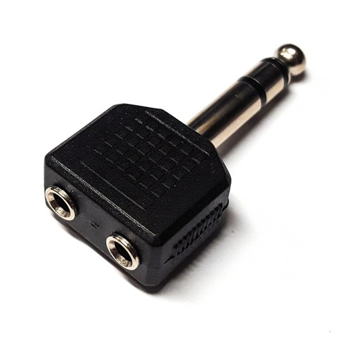 Trs stereo male to dual - stereo,