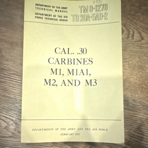 1276 cal 30 carbine - tm, cal.