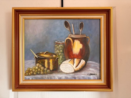 Ancien tableau peinture - ancien, huile