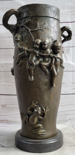 Joseph cheret urne bronze - urne,