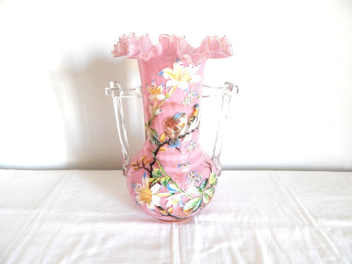 Superbe ancien vase verre - superbe,