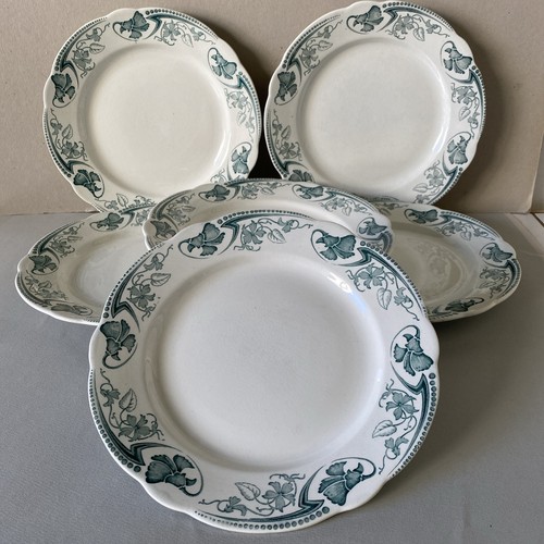 Assiettes plates faïence - plates,