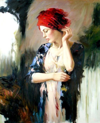 Tableau portrait femme - tableau,