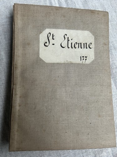 Carte xix ème saint - xix, etienne
