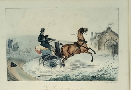 Paire gravures anciennes - paire,