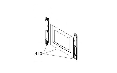 Vitre exterieure porte four - vitre,