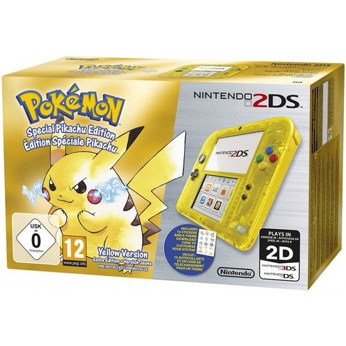 Nintendo 2ds jaune pikachu - 2ds,