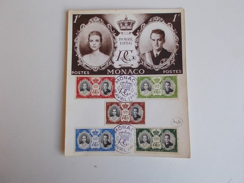 Timbre monaco grande - timbre, carte