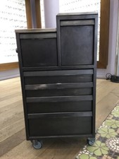 Mobilier original d’usine Rétro, Desserte d’atelier avec roulettes