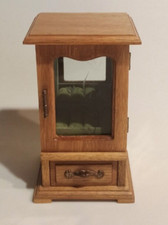 Meuble Boite à Bijoux Musicale Bois laqué ancien XXeme Lustre suspension