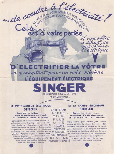 Paris machine singer - 75,