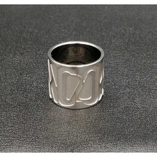 Bague écharpe HERMES, argent