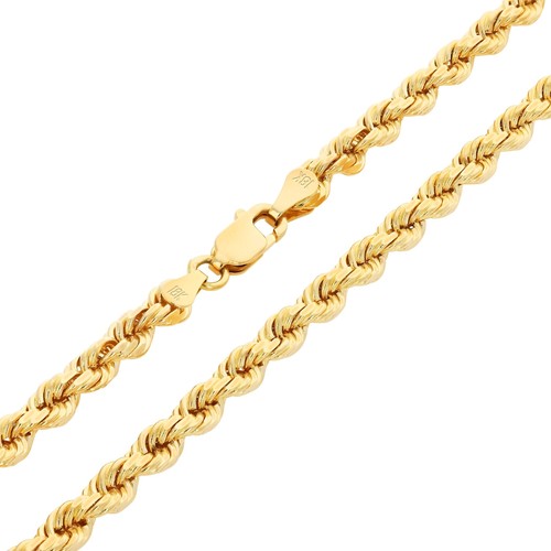18k jaune 4mm diamant coupe - jaune,